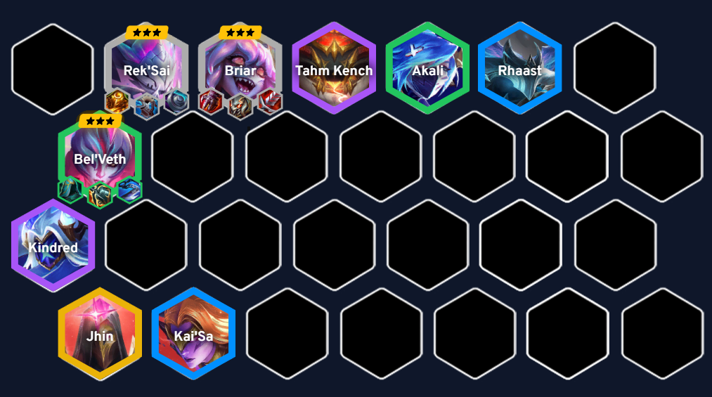 Đội Hình Belveth Reroll TFT Mùa 17 – Cách Chơi & Lên Đồ